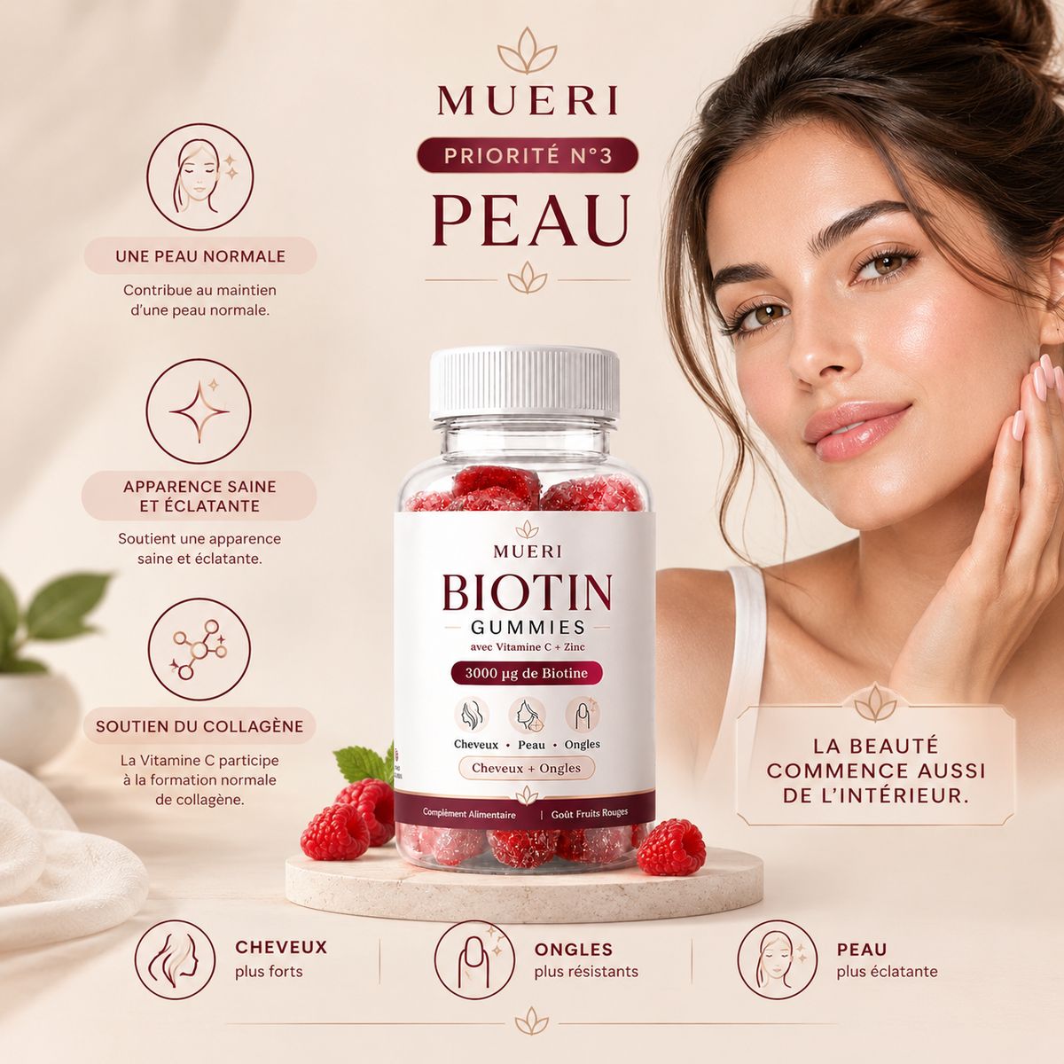 MUERI™ | Votre Rituel Beauté Cheveux & Ongles