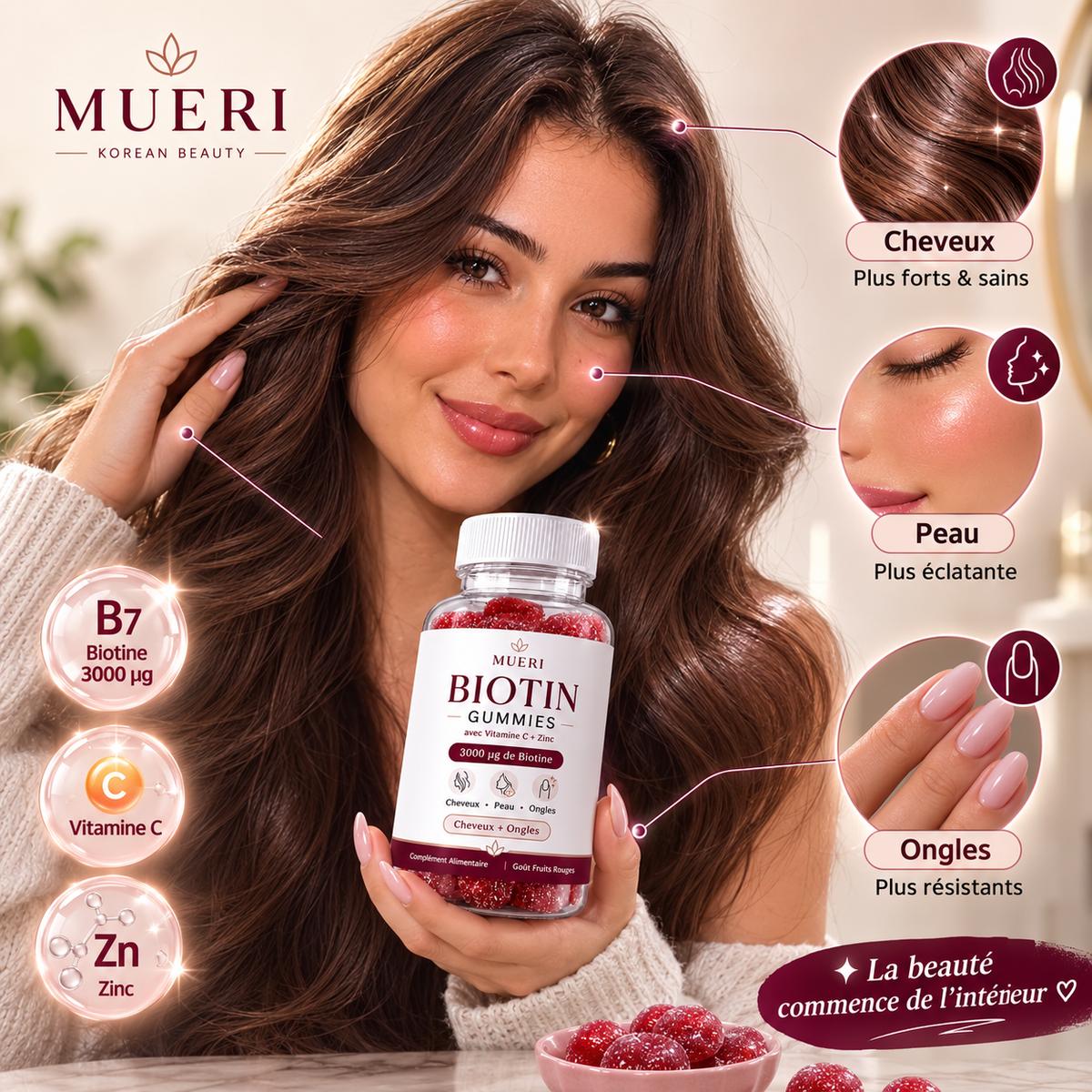 MUERI™ | Votre Rituel Beauté Cheveux & Ongles