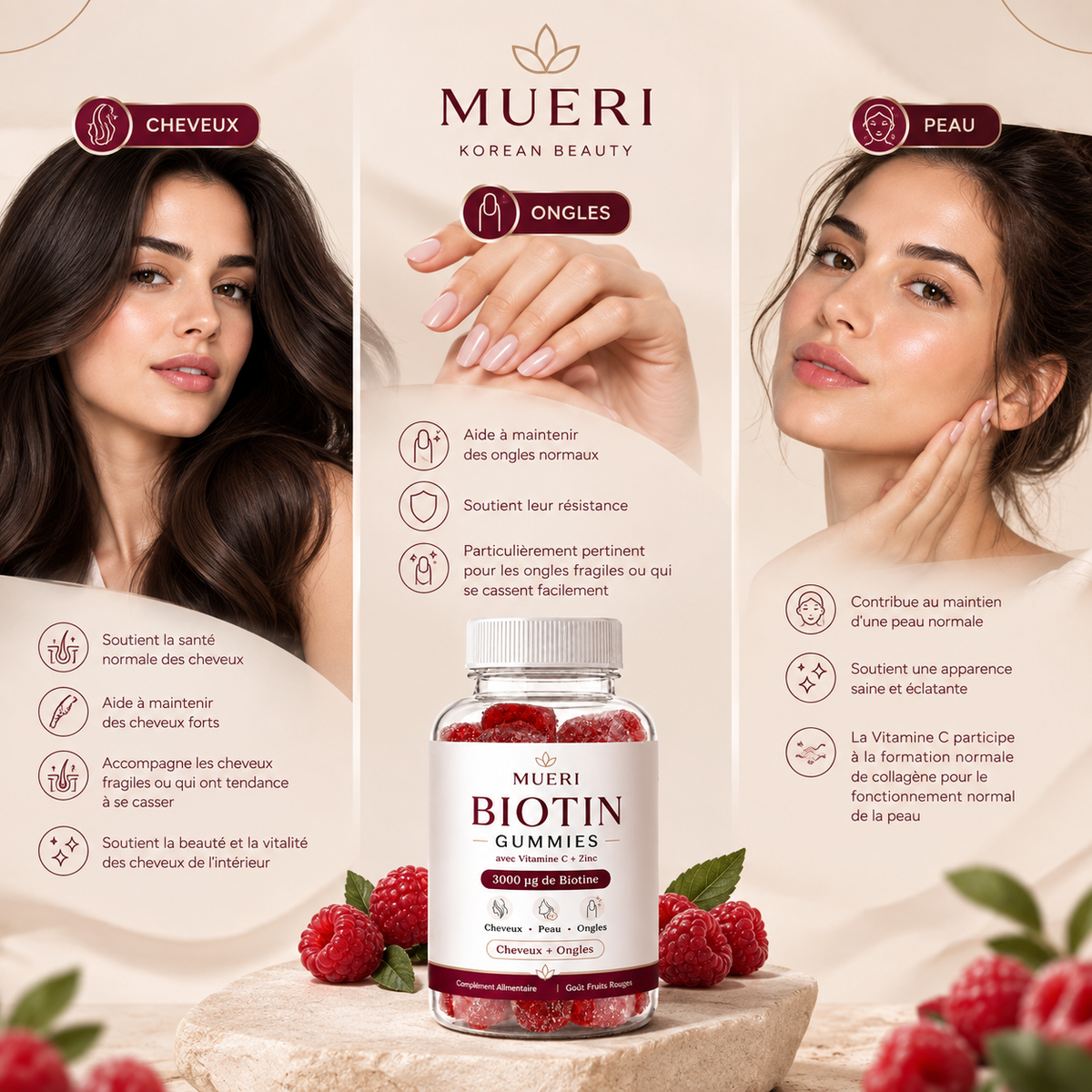 MUERI™ | Votre Rituel Beauté Cheveux & Ongles