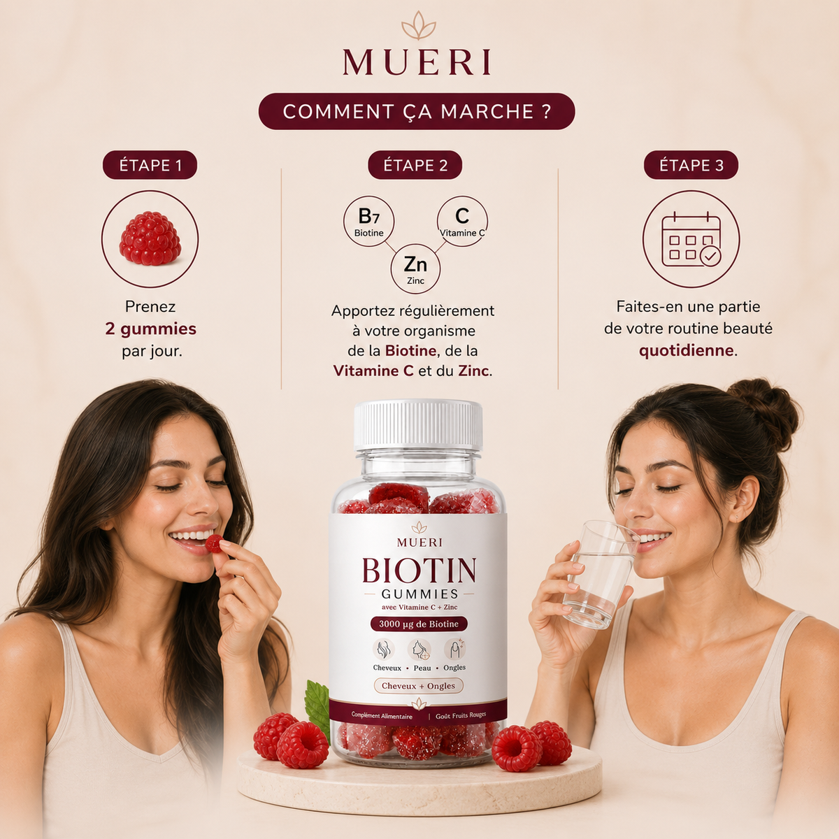MUERI™ | Votre Rituel Beauté Cheveux & Ongles