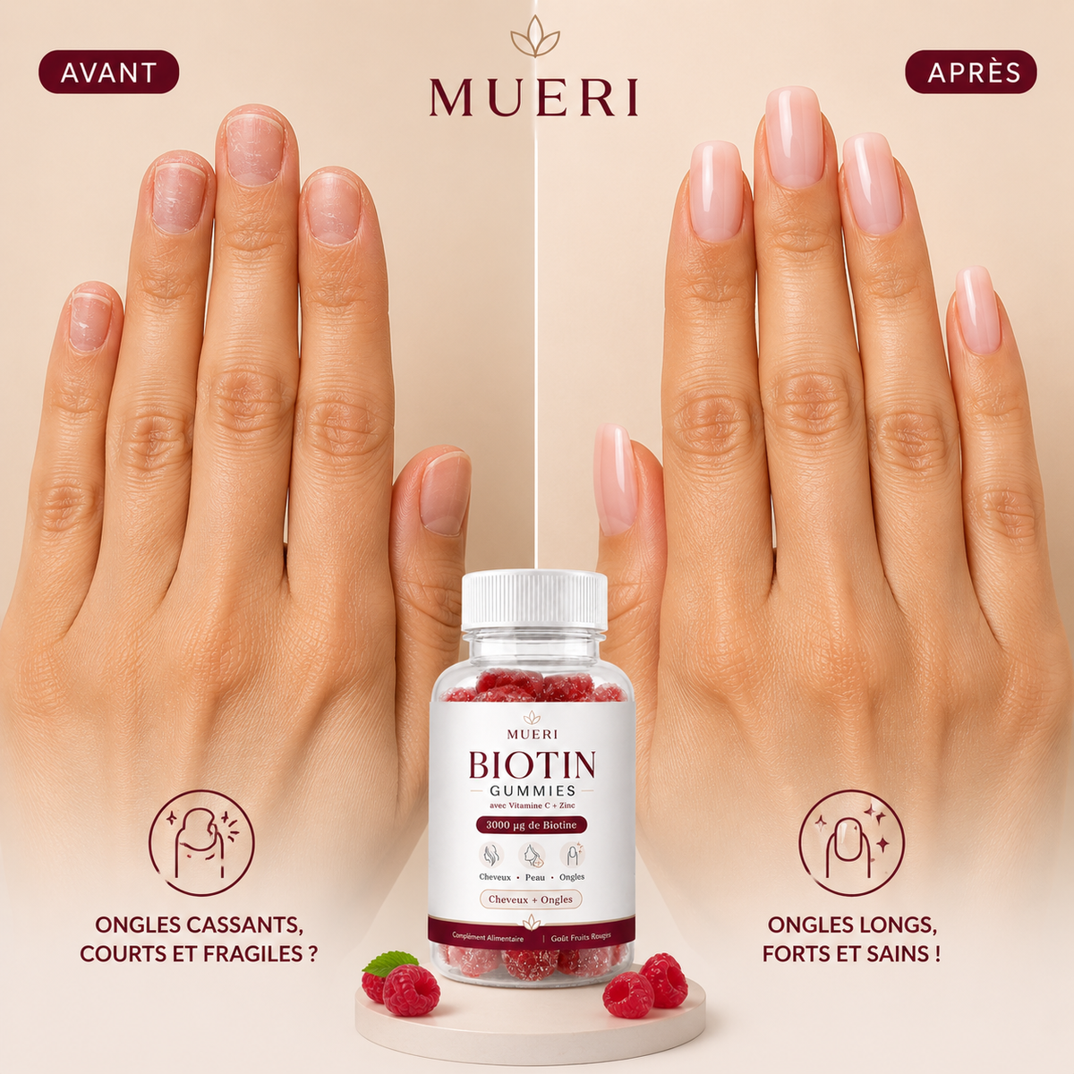 MUERI™ | Votre Rituel Beauté Cheveux & Ongles